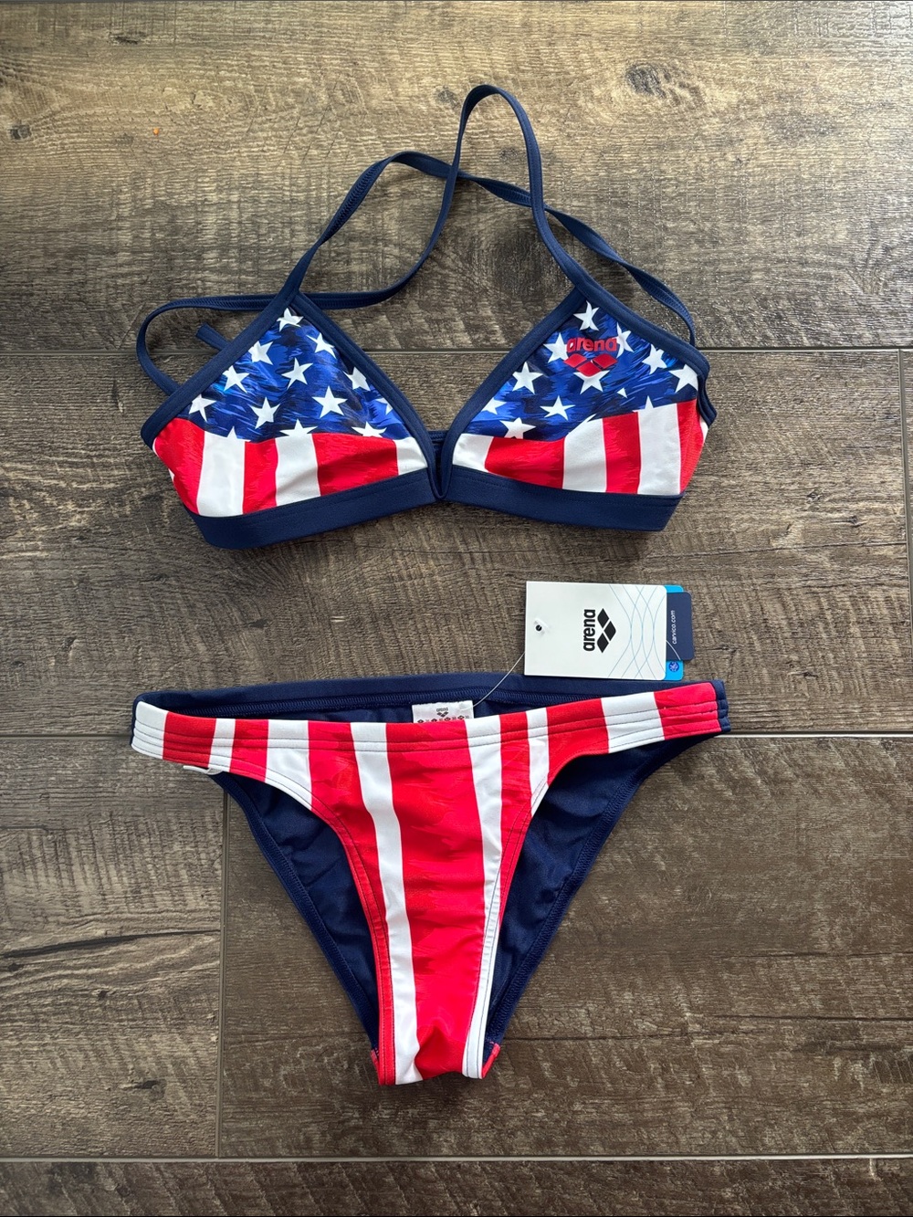 Arena 2 piece Red, White & Blue Bikini 🇺🇲 Stars & Stripes